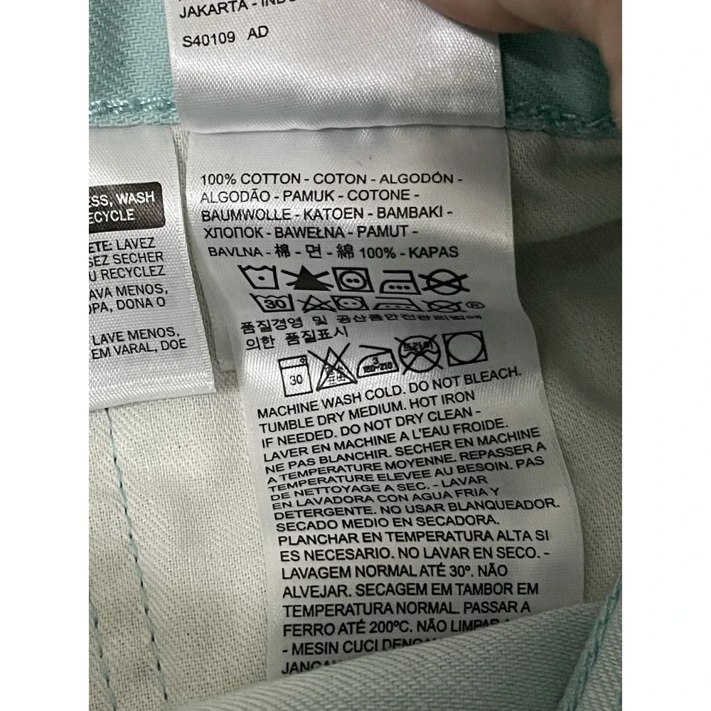 Levi's‎ Men's 501 Shrink To Fit Original Fit Mint Green 40x32 (F569)